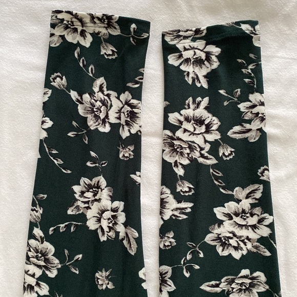 Suzy Shier NWT faux wrap floral midi dress size L tie belt - Picture 8 of 11